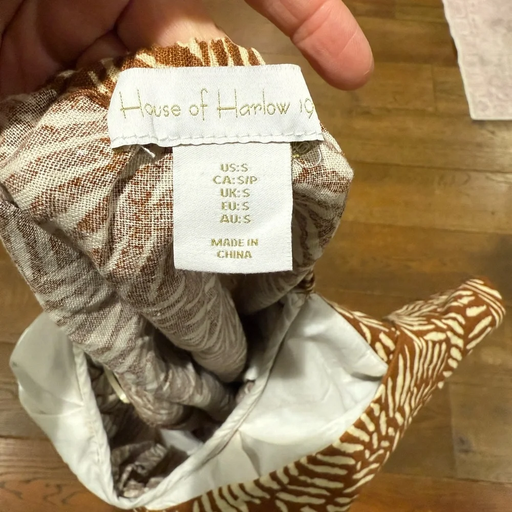 House of Harlow 1960 Zebra Print Dress - Picture 3 of 3